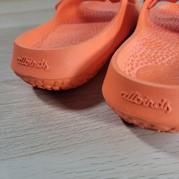 Allbirds Sugar Sliders Womens 10 Slip On Slides Comfort Cane Sandals Orange - Picture 3 of 8